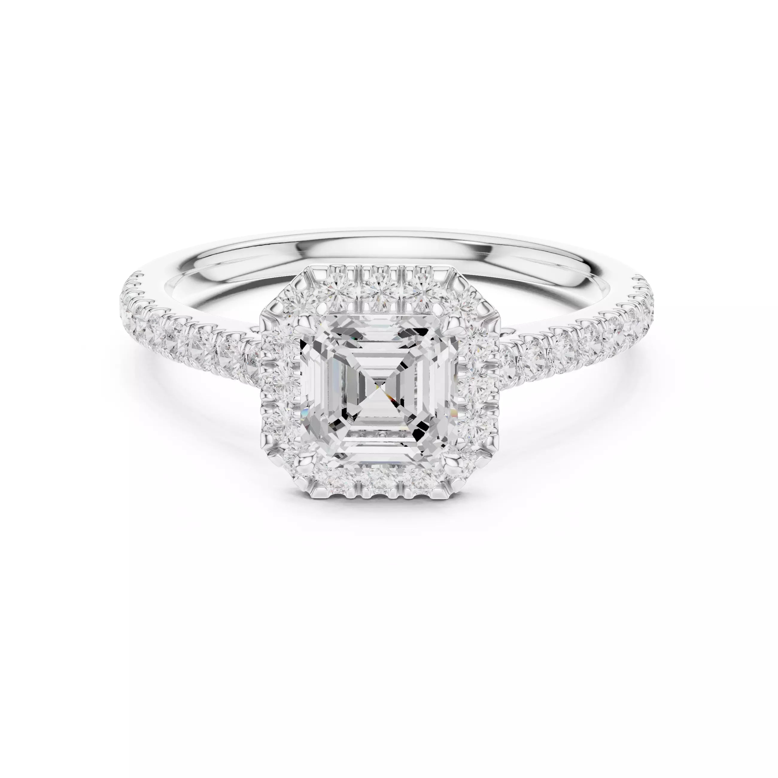 Halo Majesty Signature - Asscher