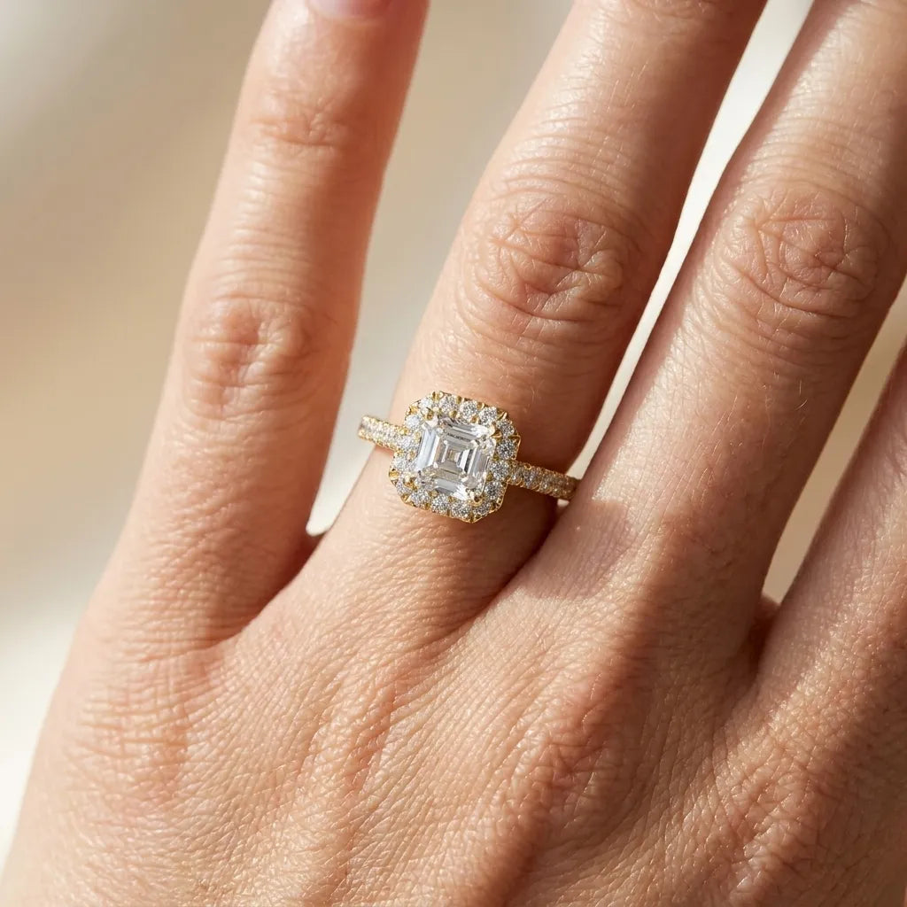 Halo Majesty Signature - Asscher