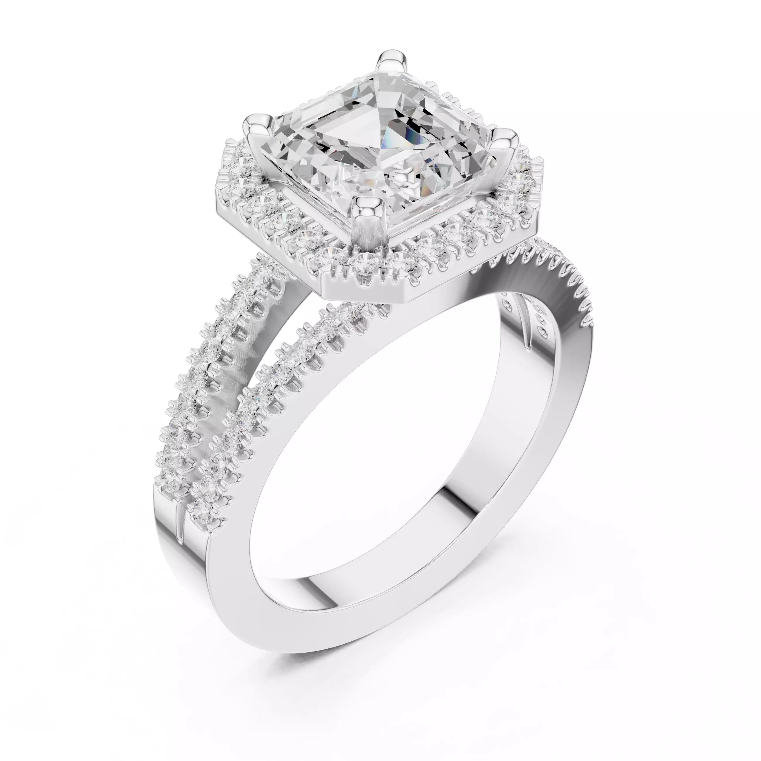 Halo Prestige - Asscher