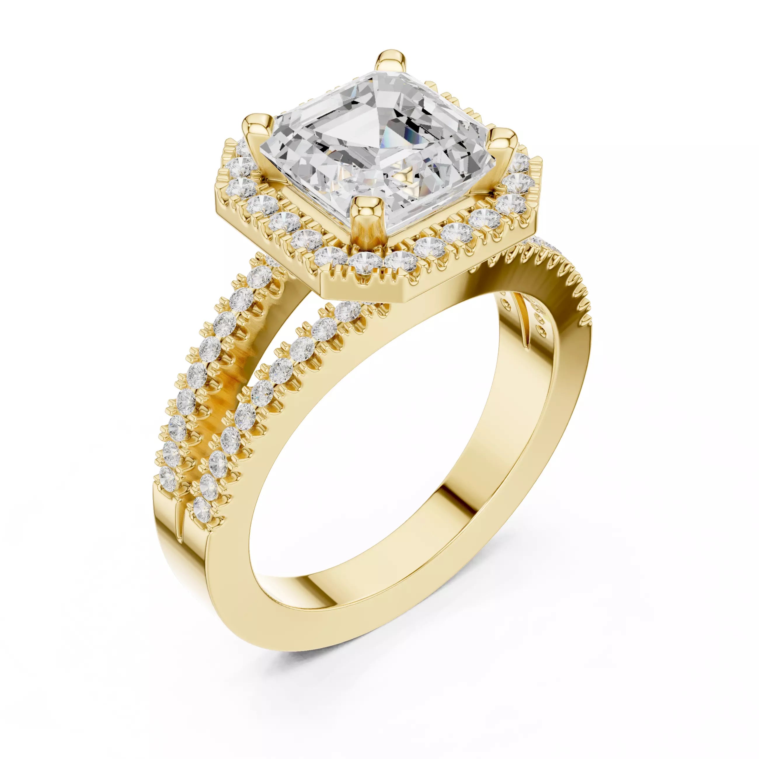 Halo Prestige - Asscher