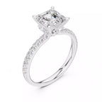 Hidden Accent Pavé - Asscher