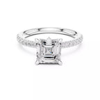 Hidden Accent Pavé - Asscher
