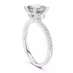 Hidden Accent Pavé - Asscher