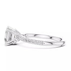 Hidden Accent Pavé - Asscher