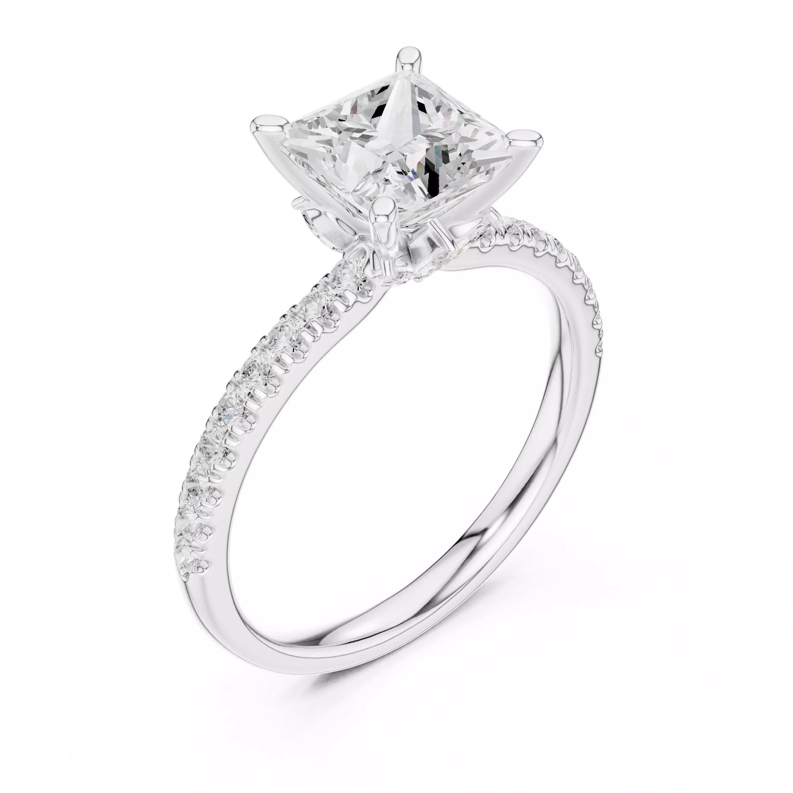 Hidden Accent Pavé - Princess