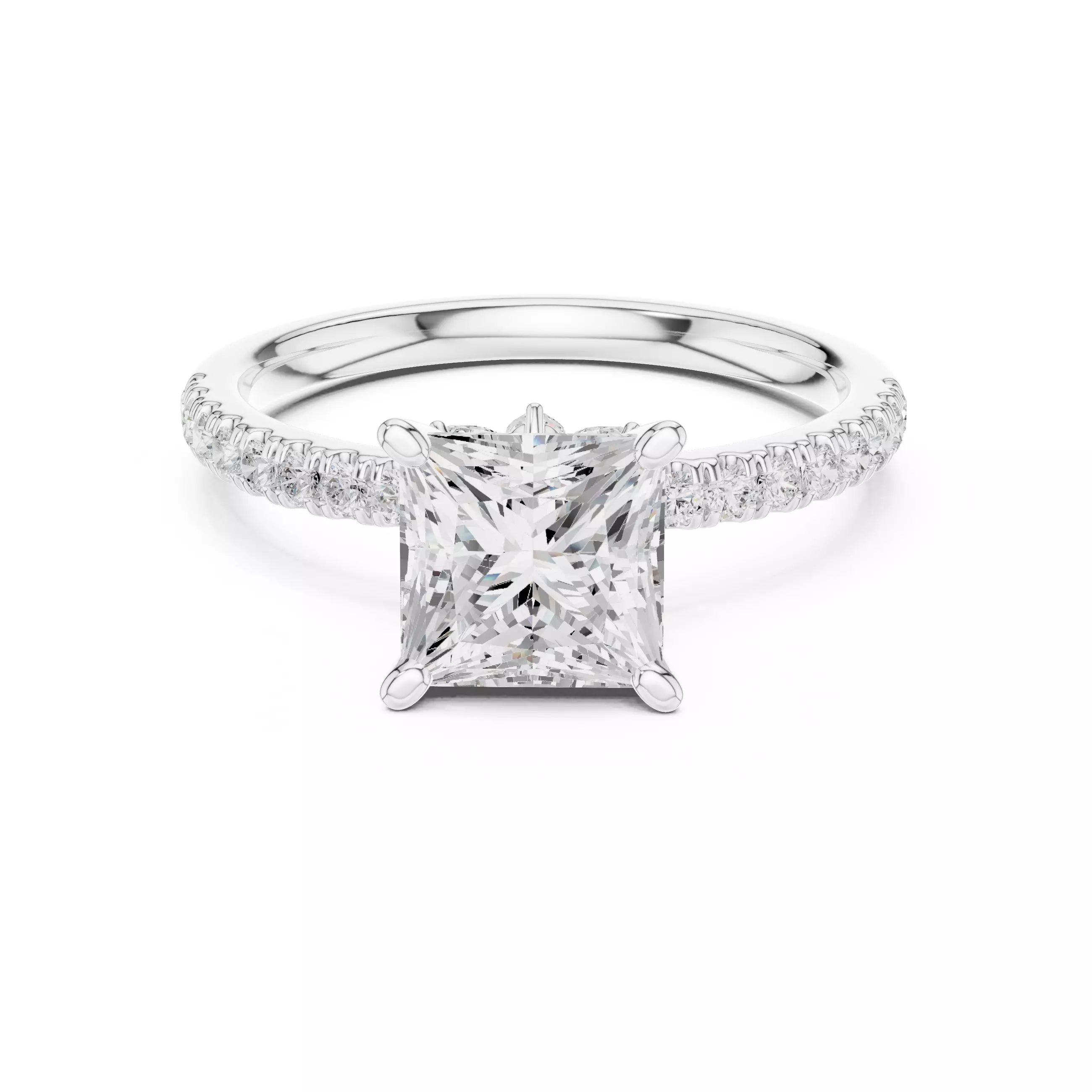 Hidden Accent Pavé - Princess