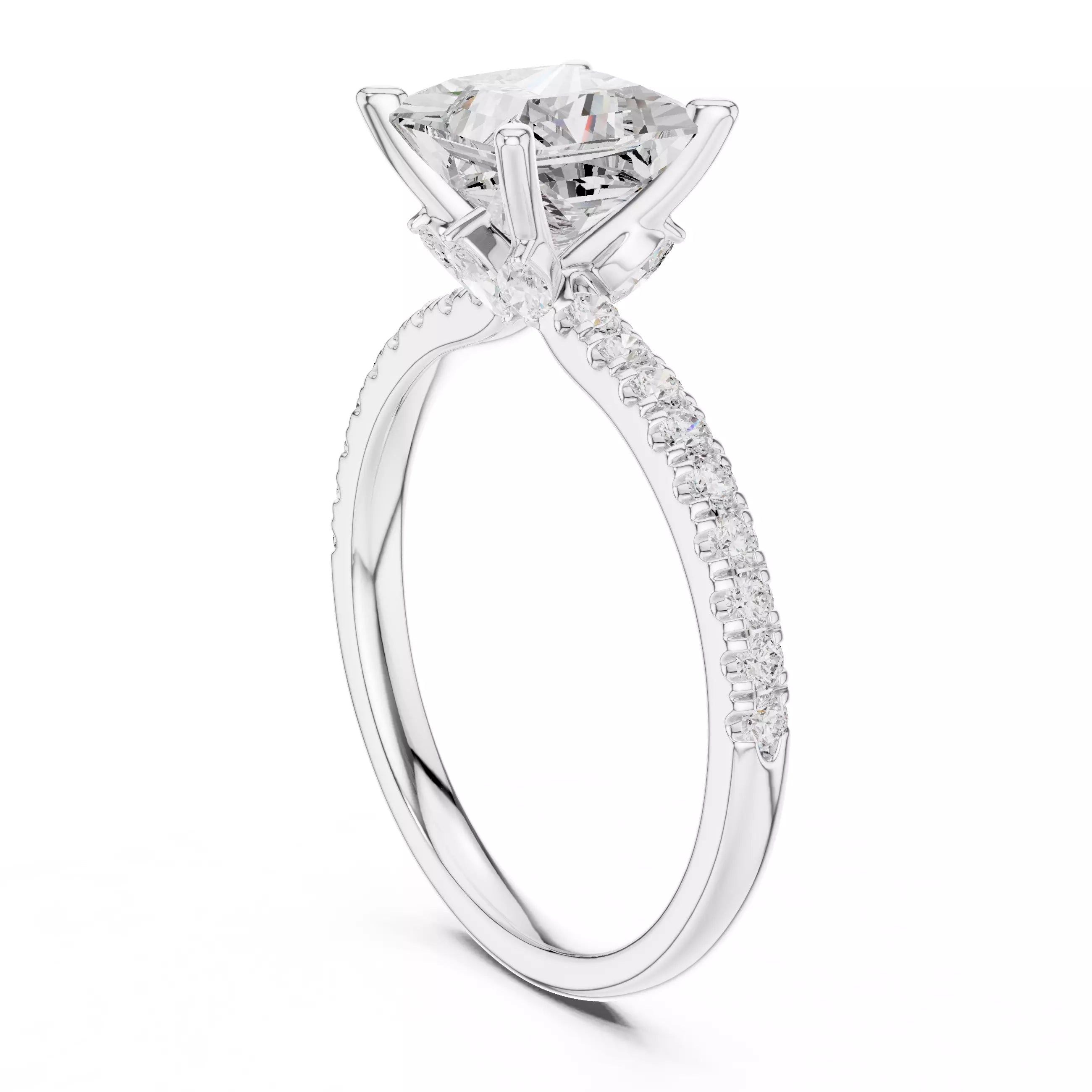 Hidden Accent Pavé - Princess