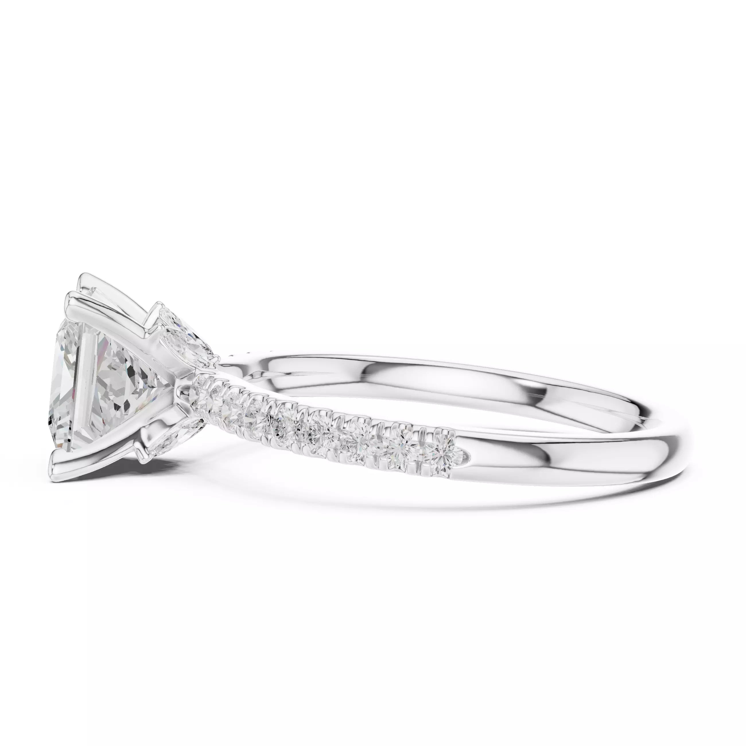Hidden Accent Pavé - Princess