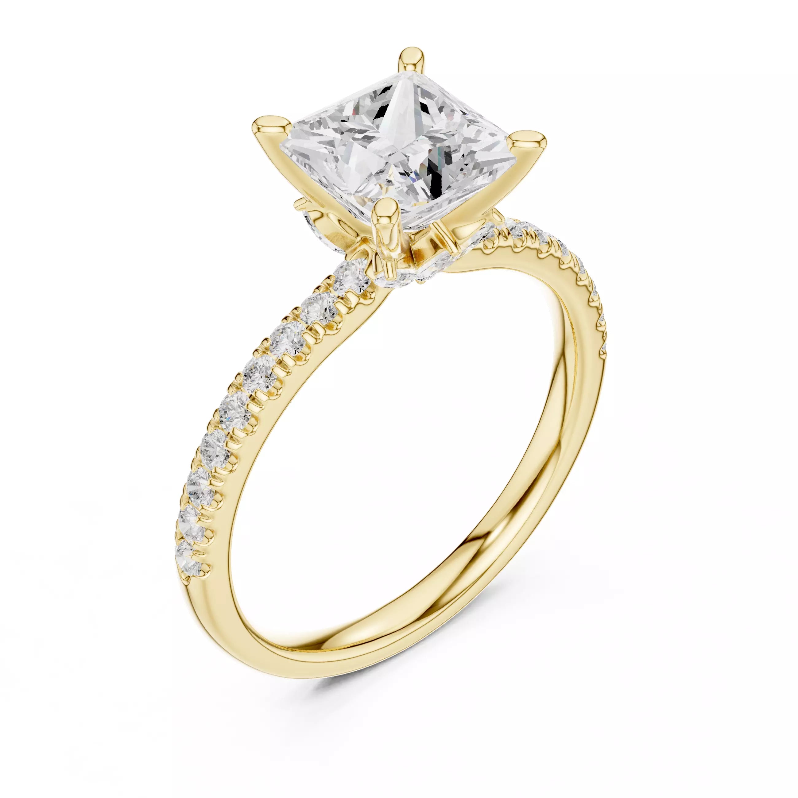 Hidden Accent Pavé - Princess