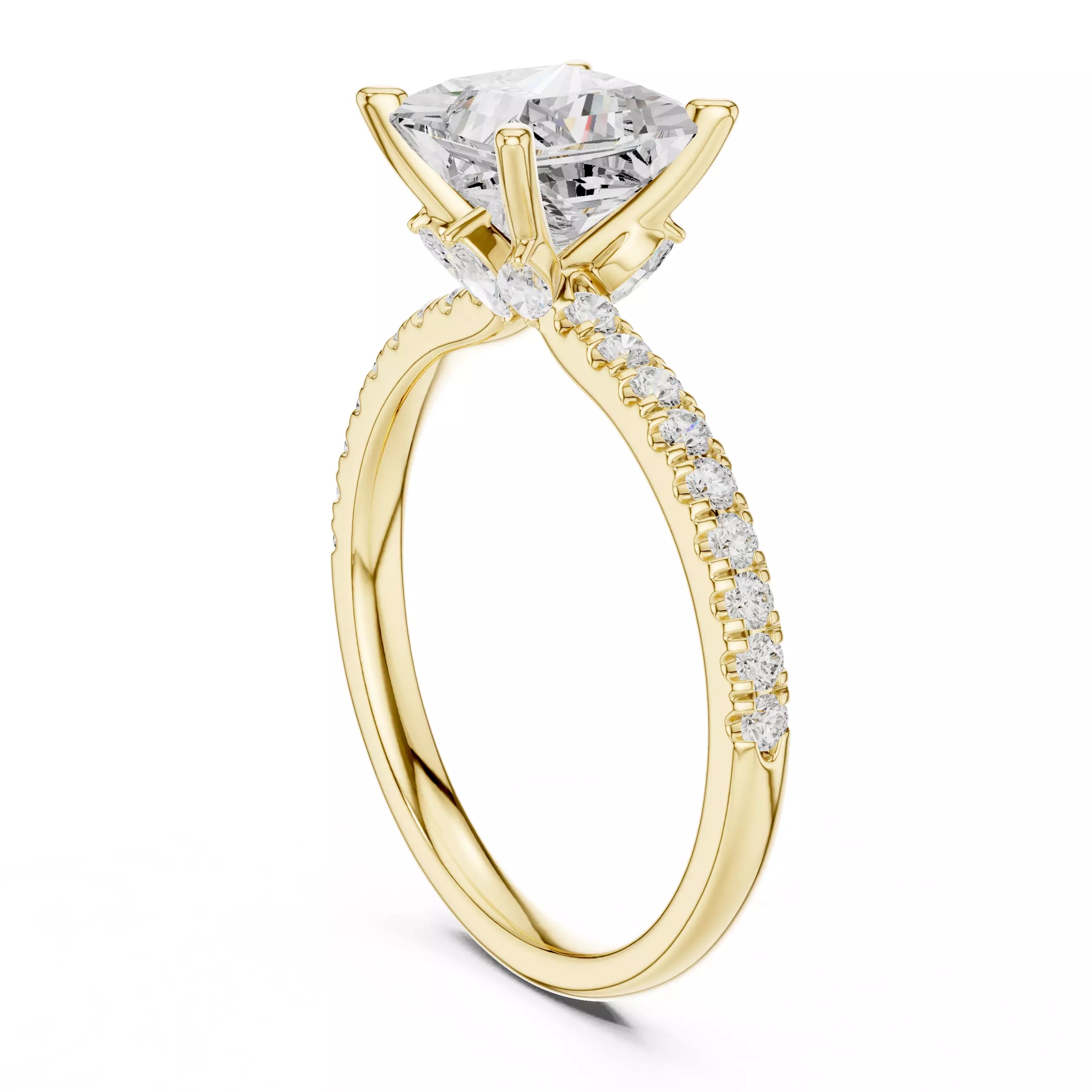 Hidden Accent Pavé - Princess