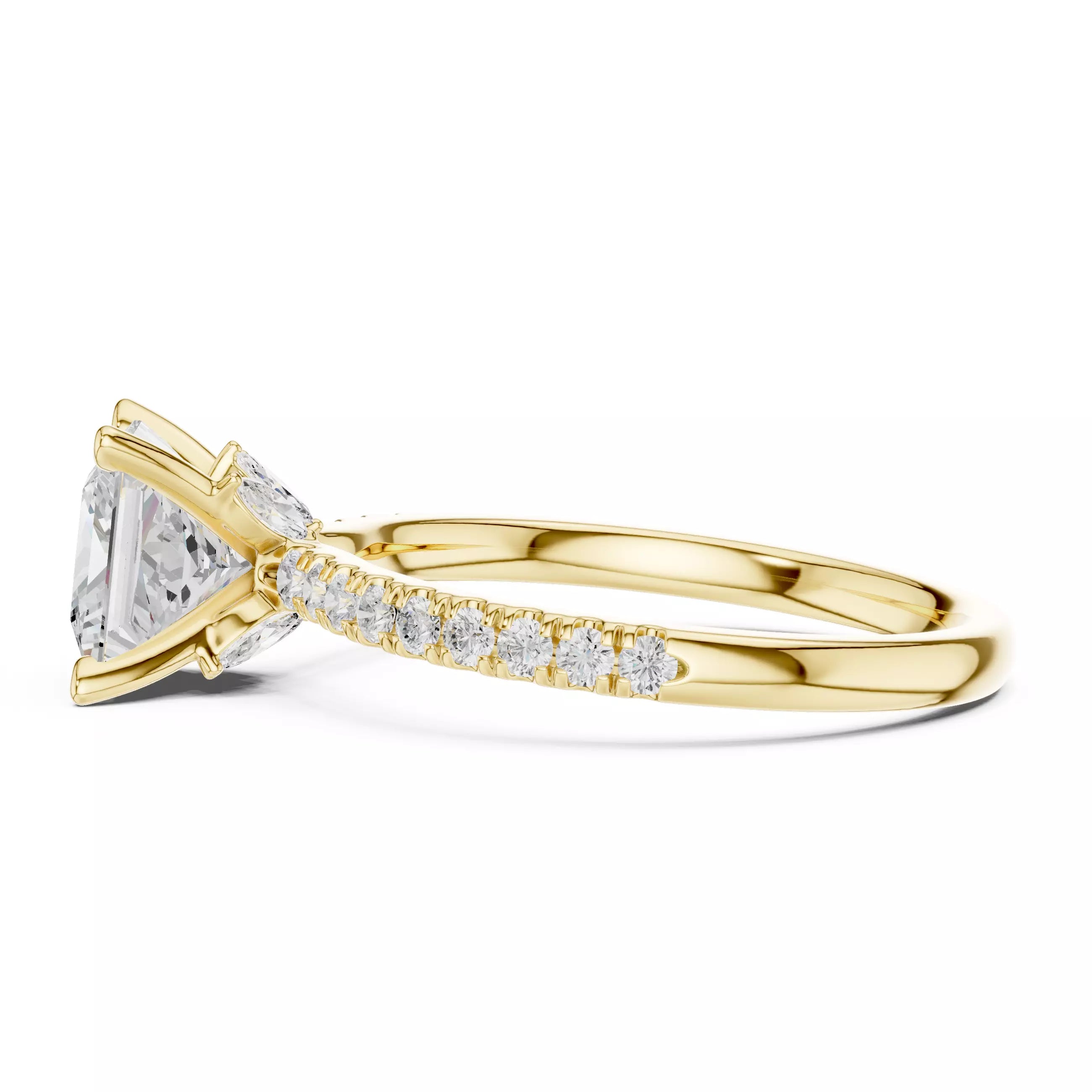 Hidden Accent Pavé - Princess