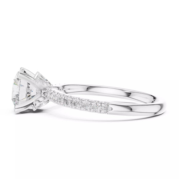 Hidden Accent Pavé - Round