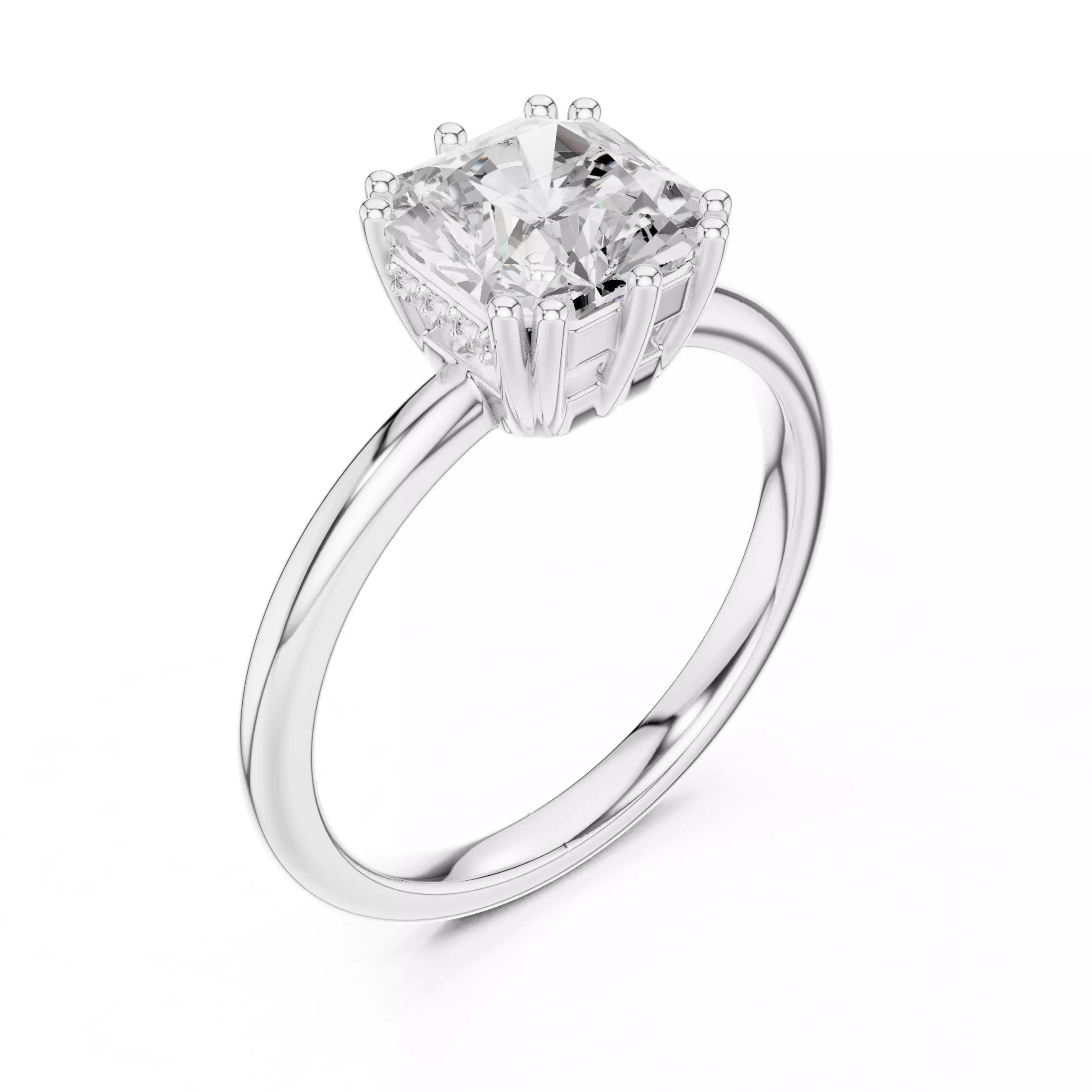 Regent Halo - Asscher