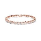 Serenade Wave Diamond Tennis Bracelet