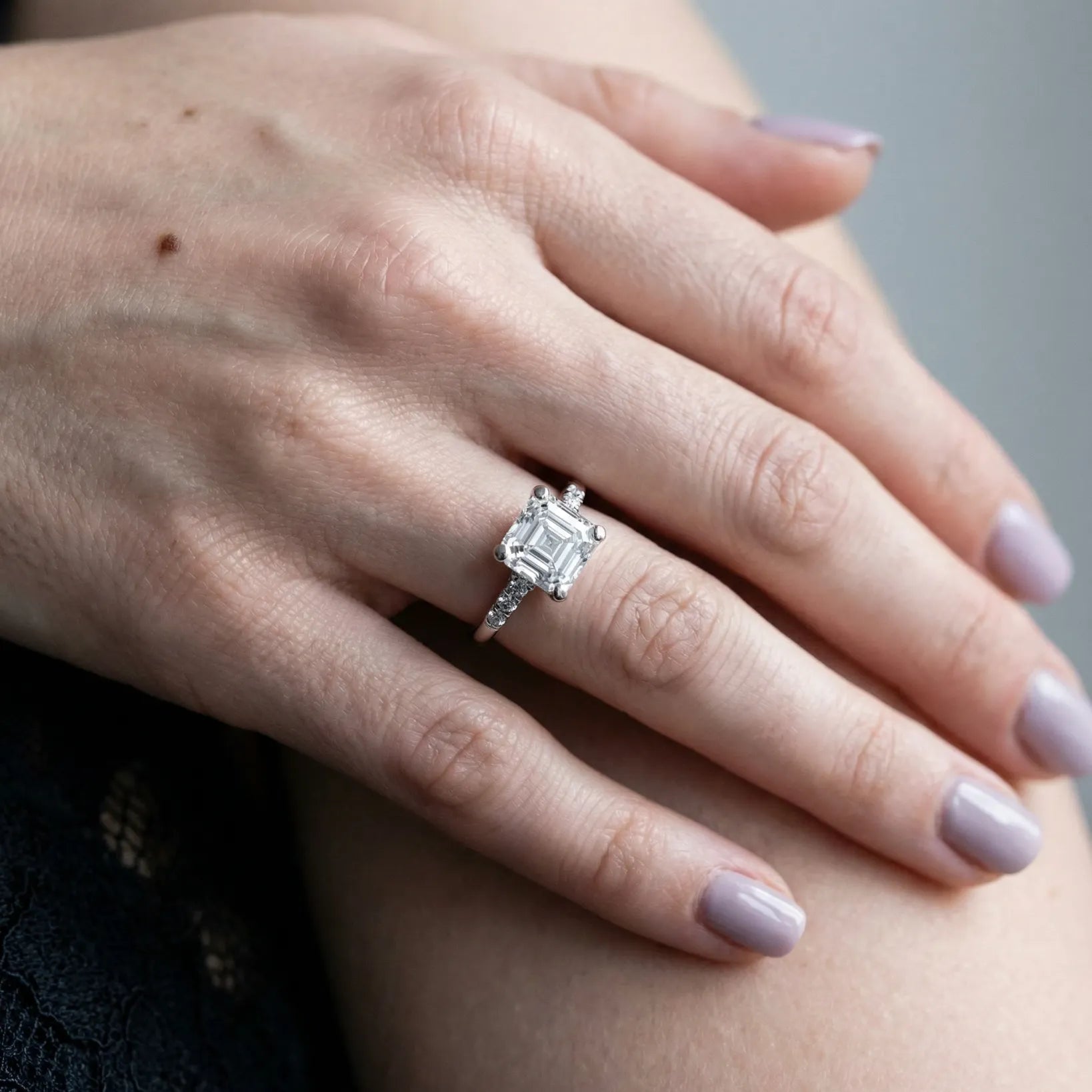 Solitaire Accents - Asscher