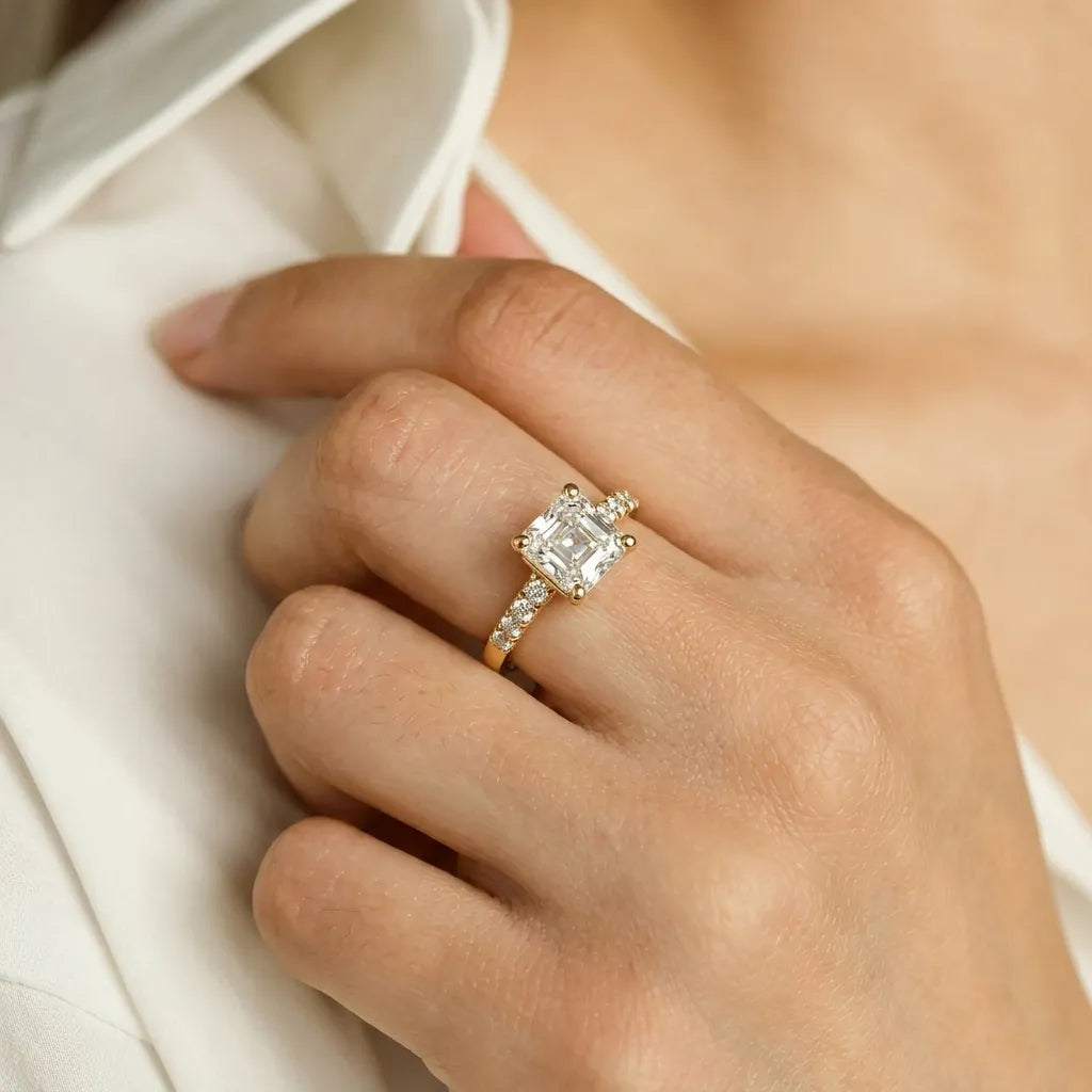 Solitaire Accents - Asscher