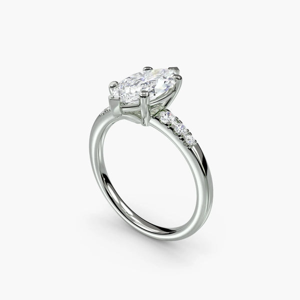 Solitaire Accents - Marquise