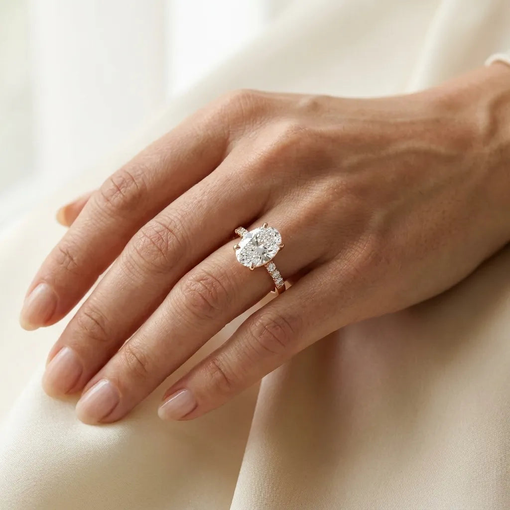 Solitaire Accents - Oval