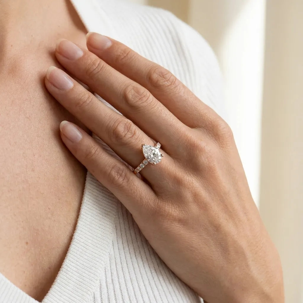 Solitaire Accents - Pear