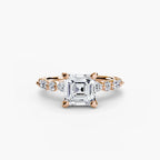 Solitaire Crest - Asscher