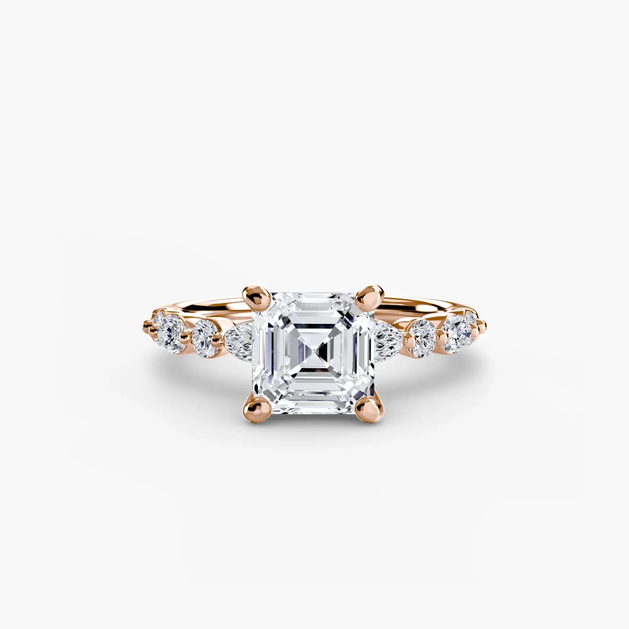 Solitaire Crest - Asscher