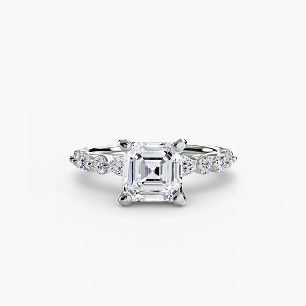Solitaire Crest - Asscher