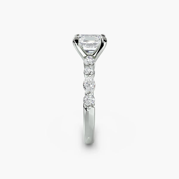 Solitaire Crest - Asscher