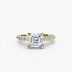 Solitaire Crest - Asscher