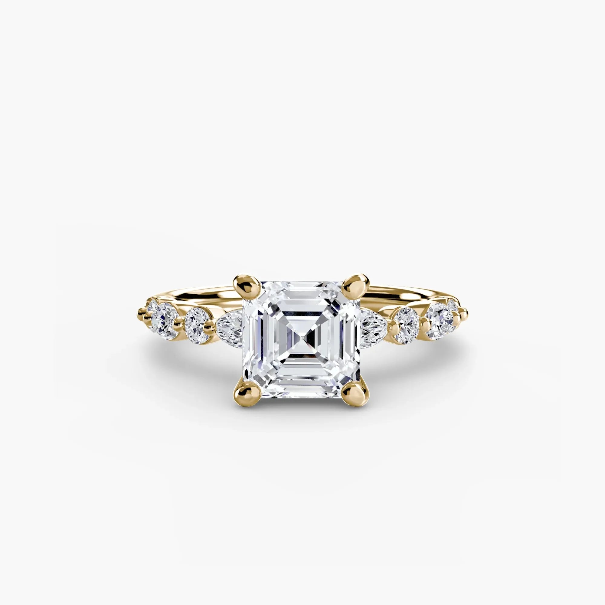 Solitaire Crest - Asscher
