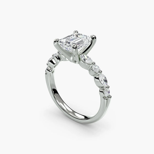 Solitaire Crest - Emerald