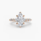 Solitaire Crest - Marquise