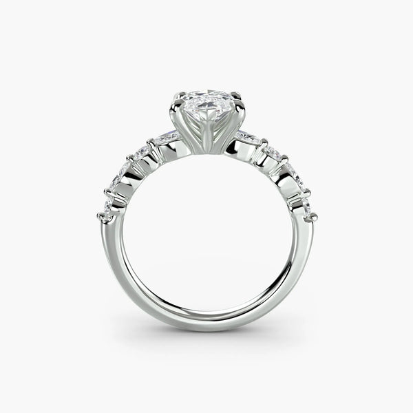 Solitaire Crest - Marquise