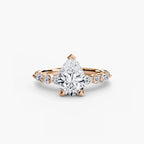Solitaire Crest - Pear