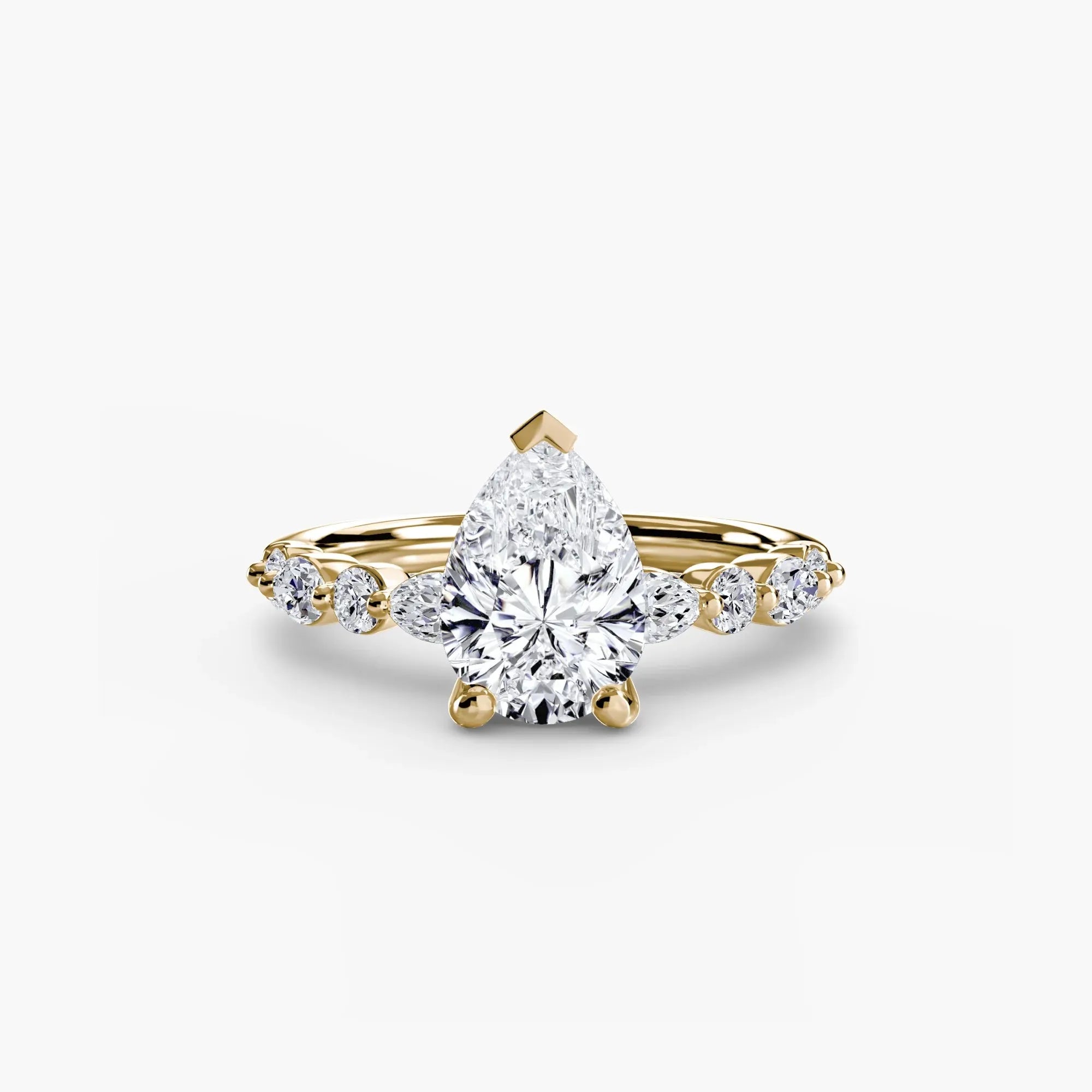 Solitaire Crest - Pear
