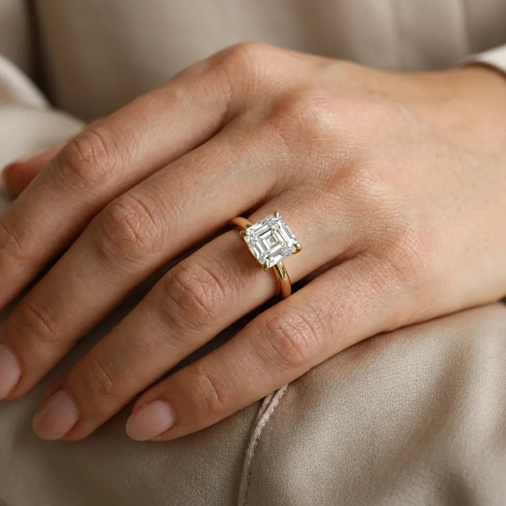Solitaire Romance - Asscher