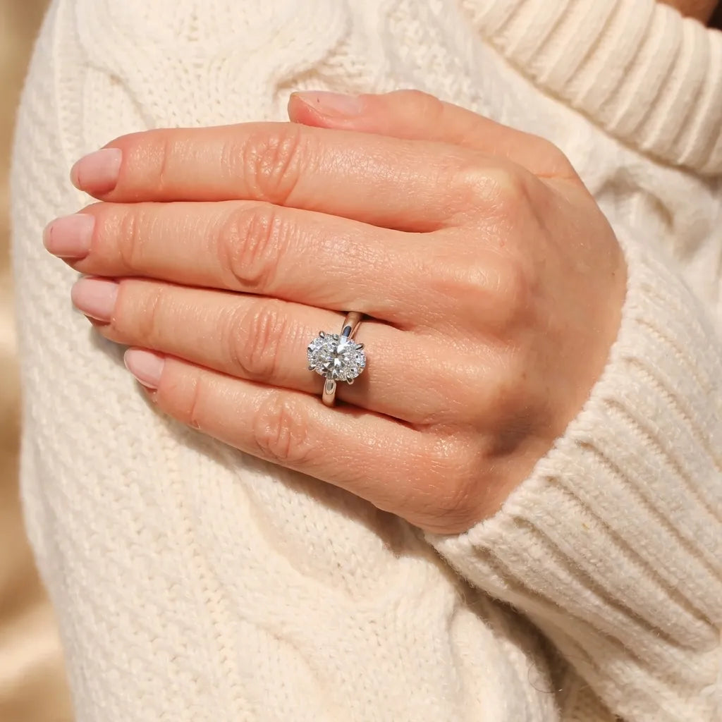 Solitaire Romance - Oval