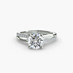 Split Shank Pavé Solitaire