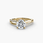Split Shank Pavé Solitaire