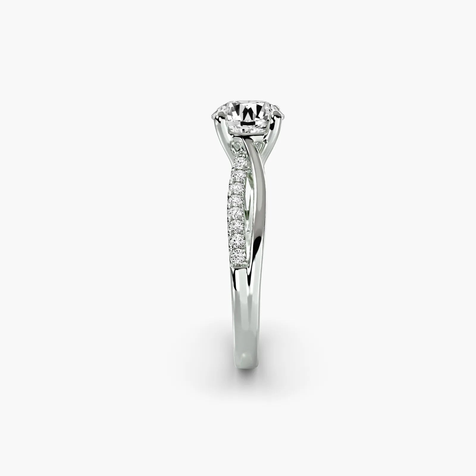 Split Shank Pavé - Round