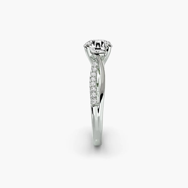 Split Shank Pavé - Round