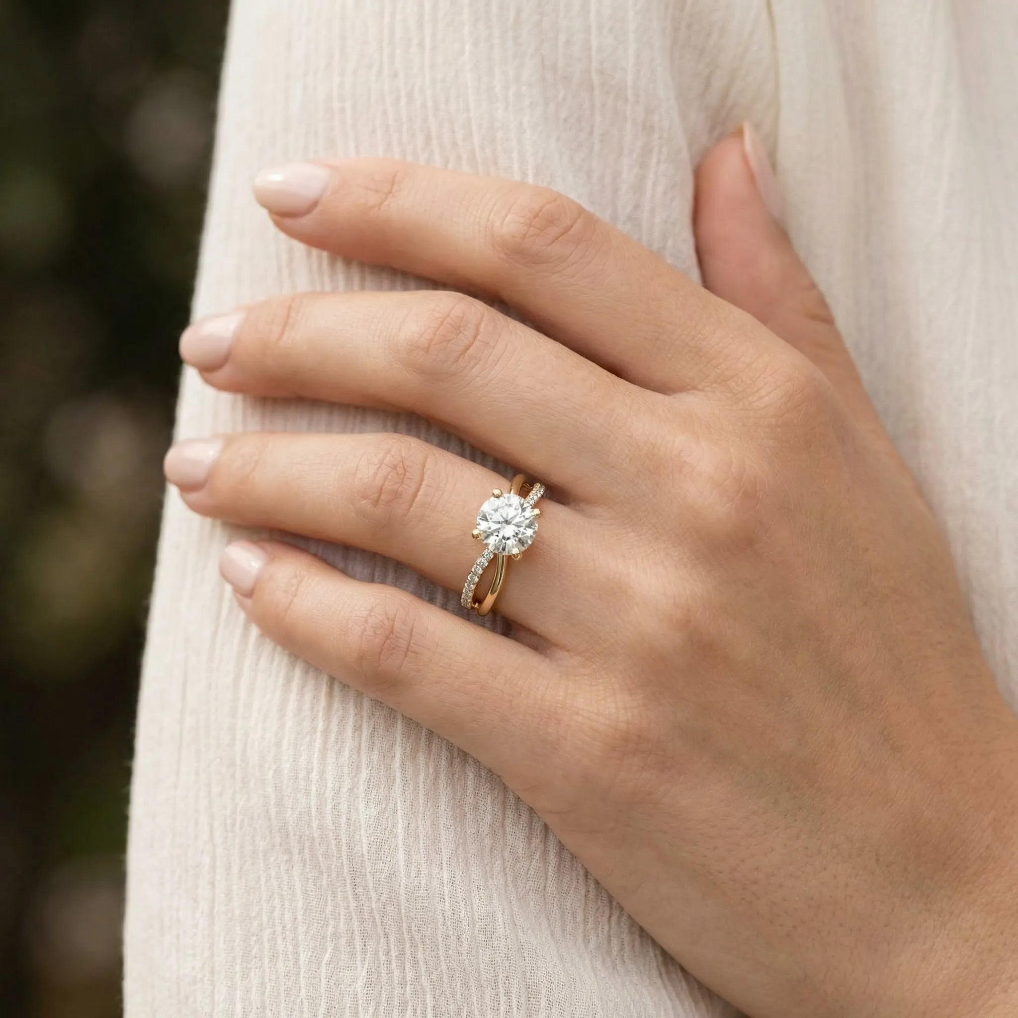 Split Shank Pavé - Round