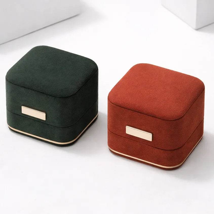 Suede Ring Box