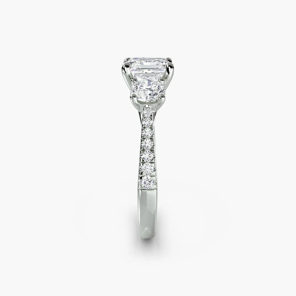 Trilogy Pavé Classic - Asscher