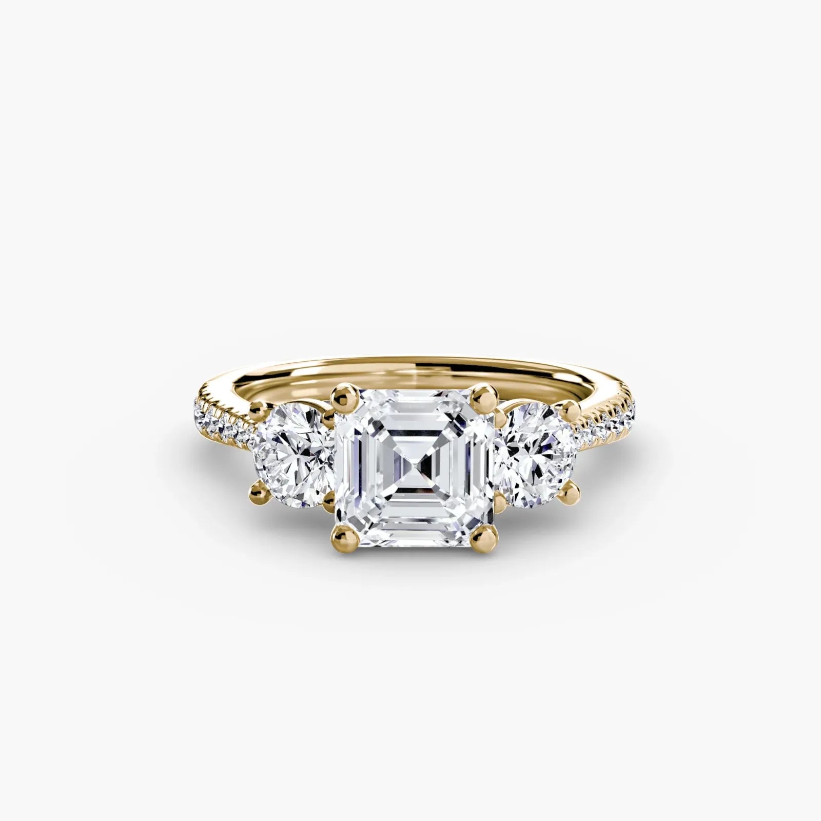 Trilogy Pavé Classic - Asscher