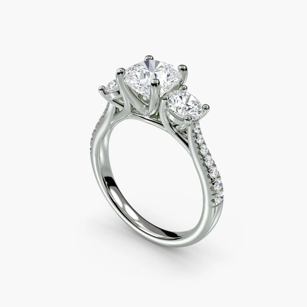 Trilogy Pavé Classic - Cushion