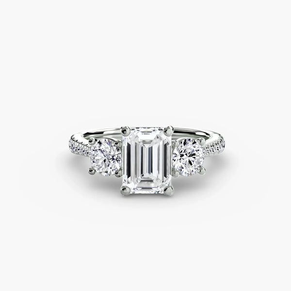 Trilogy Pavé Classic - Emerald