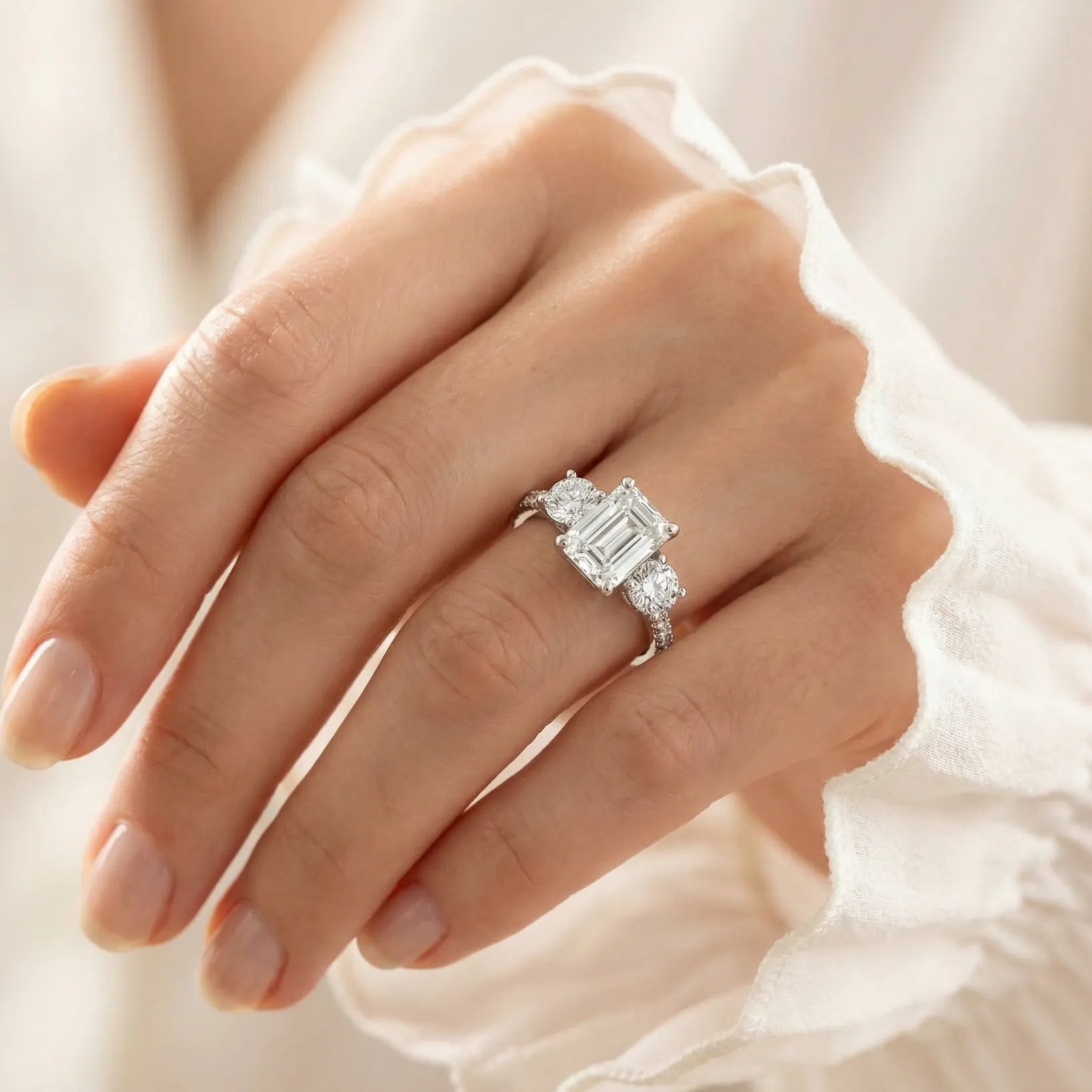 Trilogy Pavé Classic - Emerald