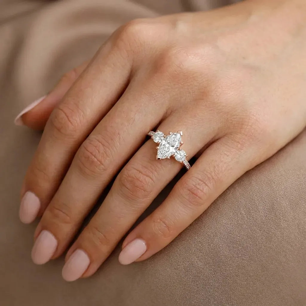 Trilogy Pavé Classic - Marquise