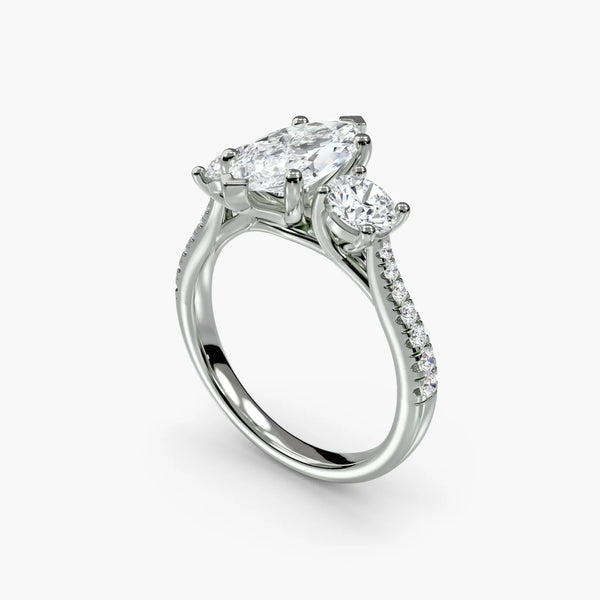 Trilogy Pavé Classic - Marquise
