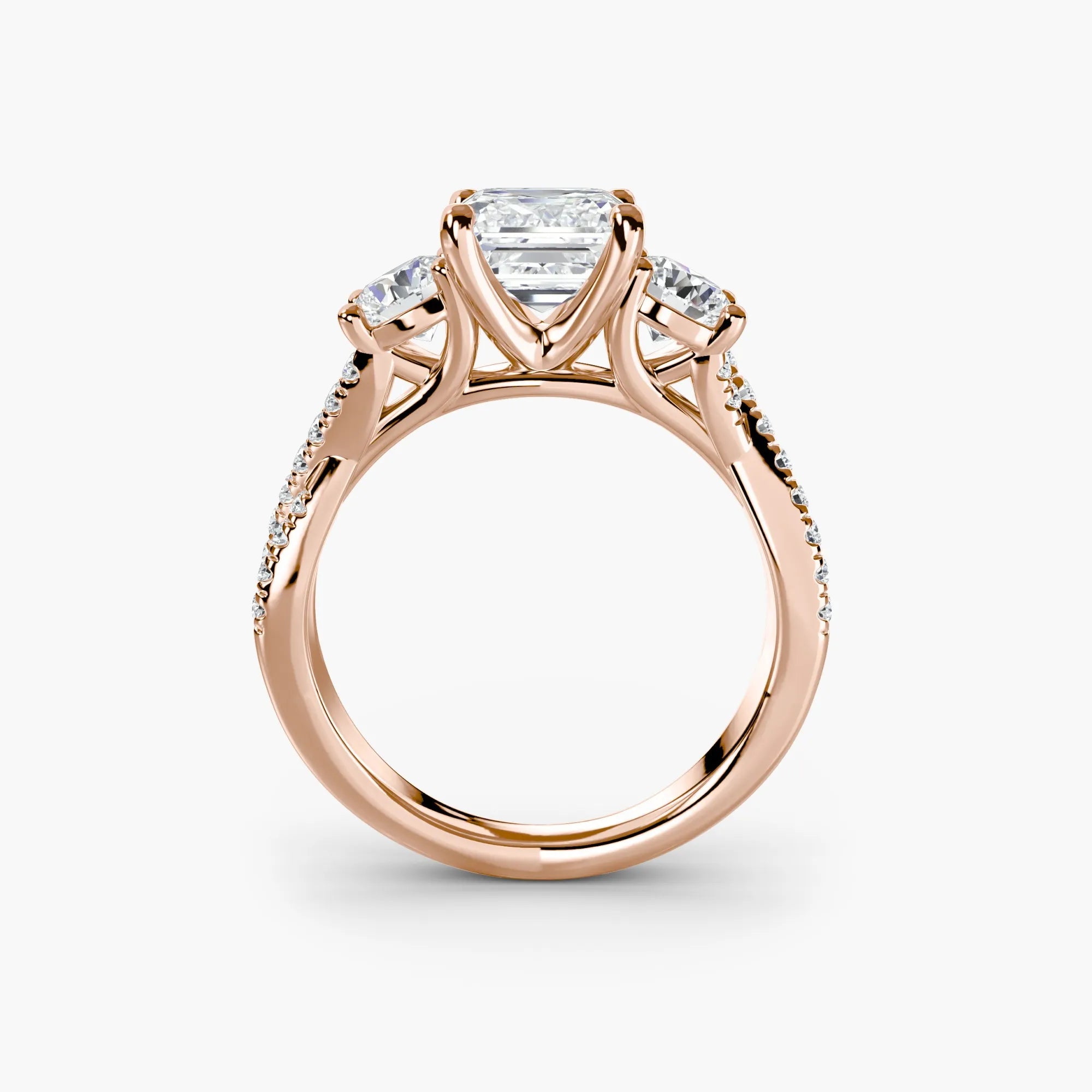 Twisted Pavé Eternity